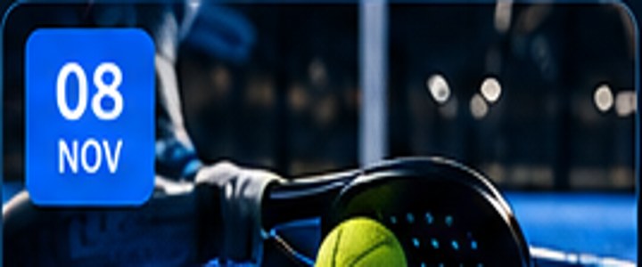 Campo da padel illuminato